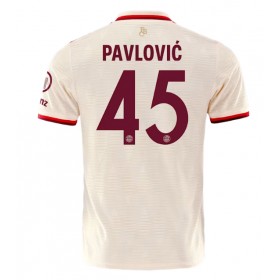 Pánské fotbalový oblečení Bayern Munich Aleksandar Pavlovic #45 Tretí košile 2024-25 Krátkým Rukávem